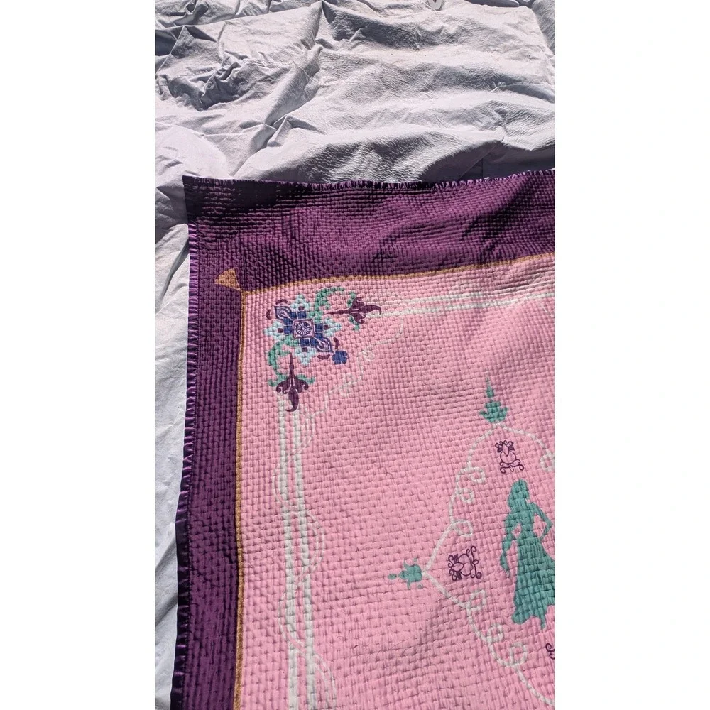 Jay Franco Disney Princess Jasmine Aladdin Quilt Comforter Magic Carpet Twin